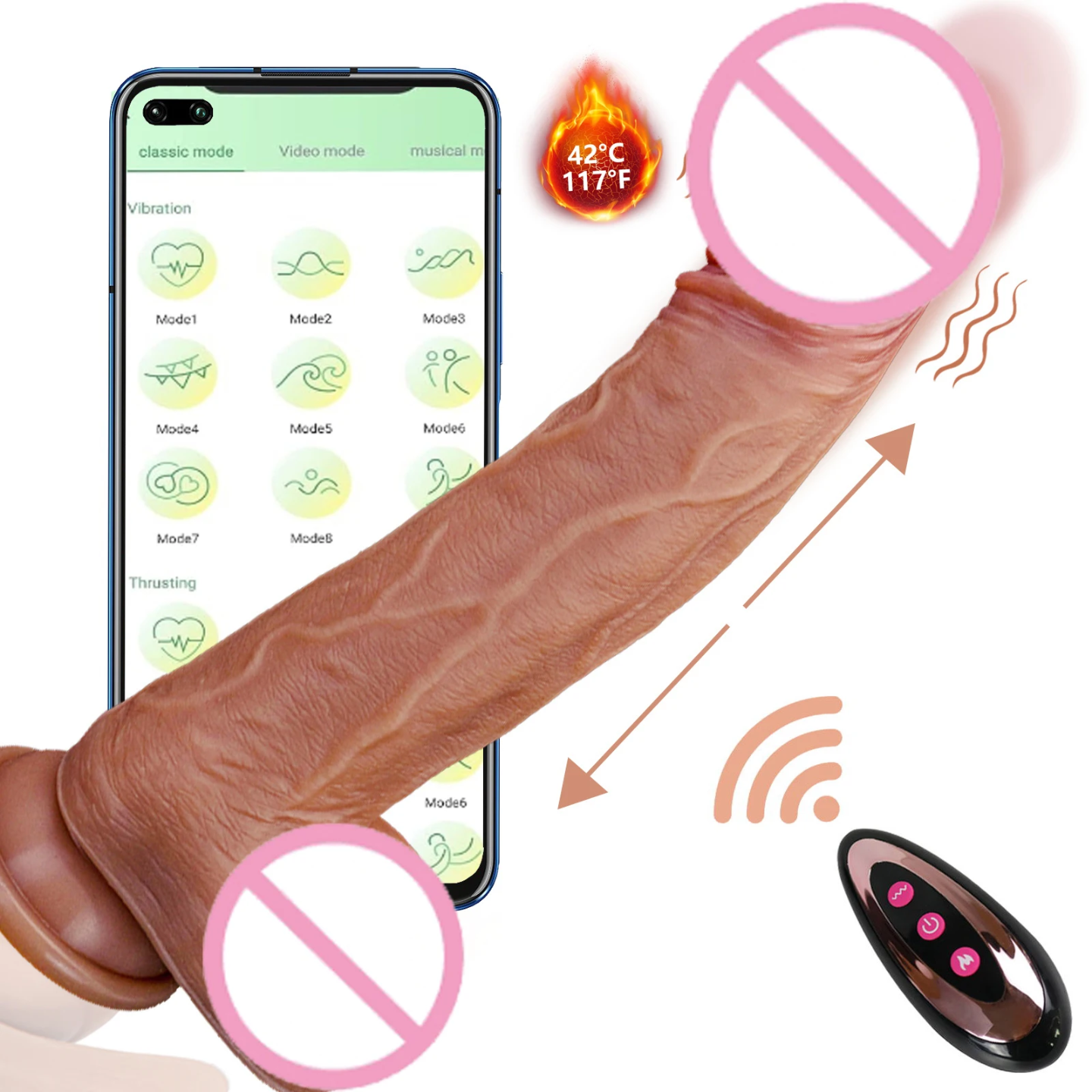 🔥 Pene Realista Dildo 20cm Ultra Realista