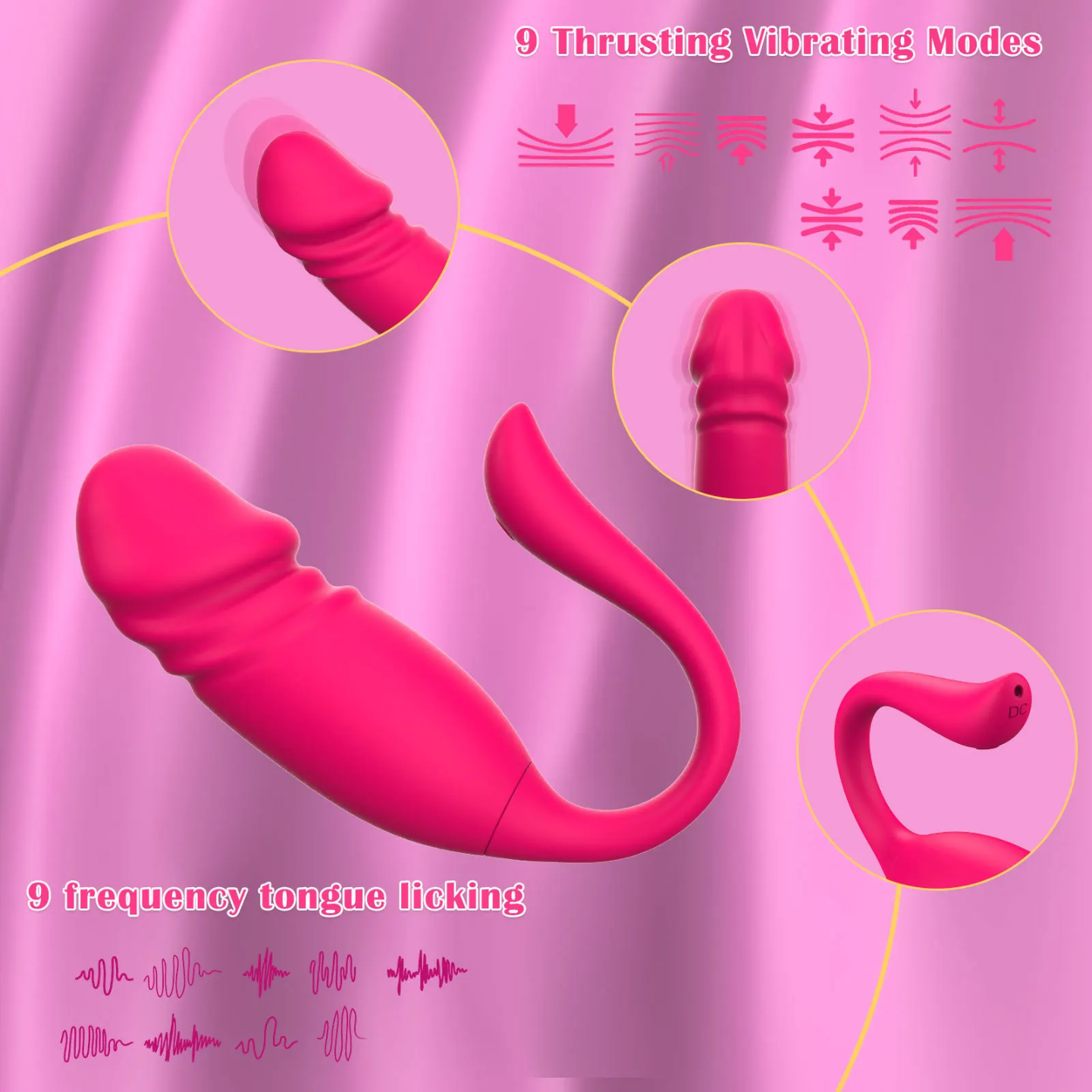 🔥 Vibrador App Punto G 9 Movimientos | Control a Distancia 🔥