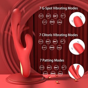 🔥 Vibrador Clítoris 💖 Punto G Silicona 7 Modos